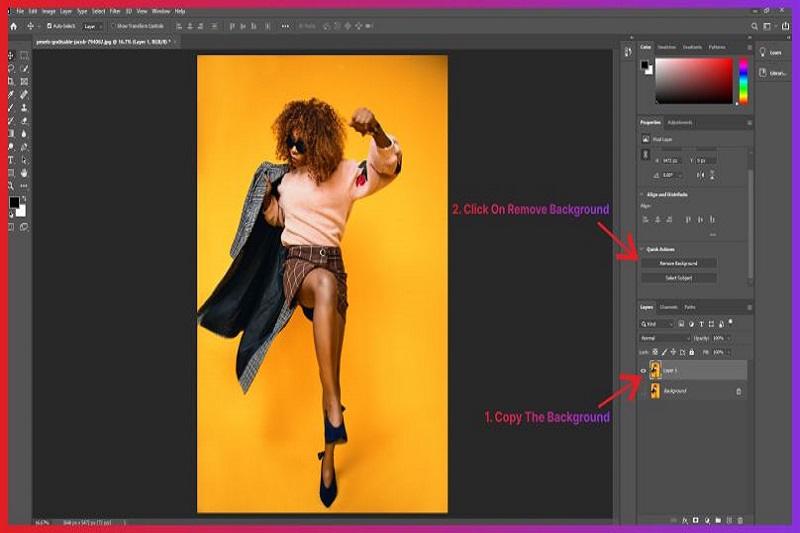 Remove Background Using